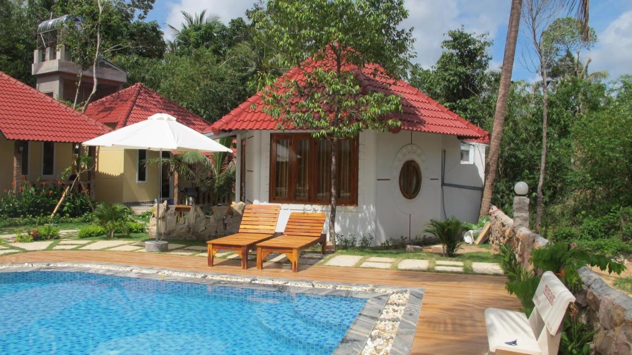 Sun & Wind Paradise Bungalow Duong Dong Exterior foto